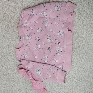 Gymboree TODDLER GIRLS  SWEAT SHIRT AND HEAD BAND